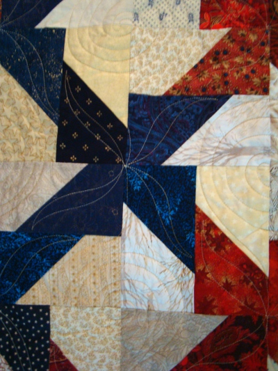 2 for 1 quilt 1 detail